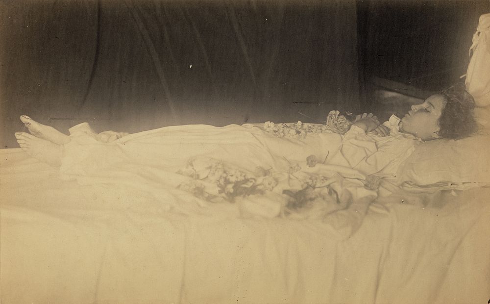 Study of a Dead Child by Julia Margaret Cameron