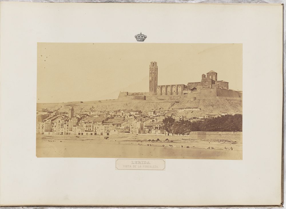 Lerida. Vista de la fortaleza by Charles Clifford
