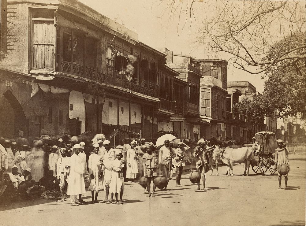 Street scene, Bombay