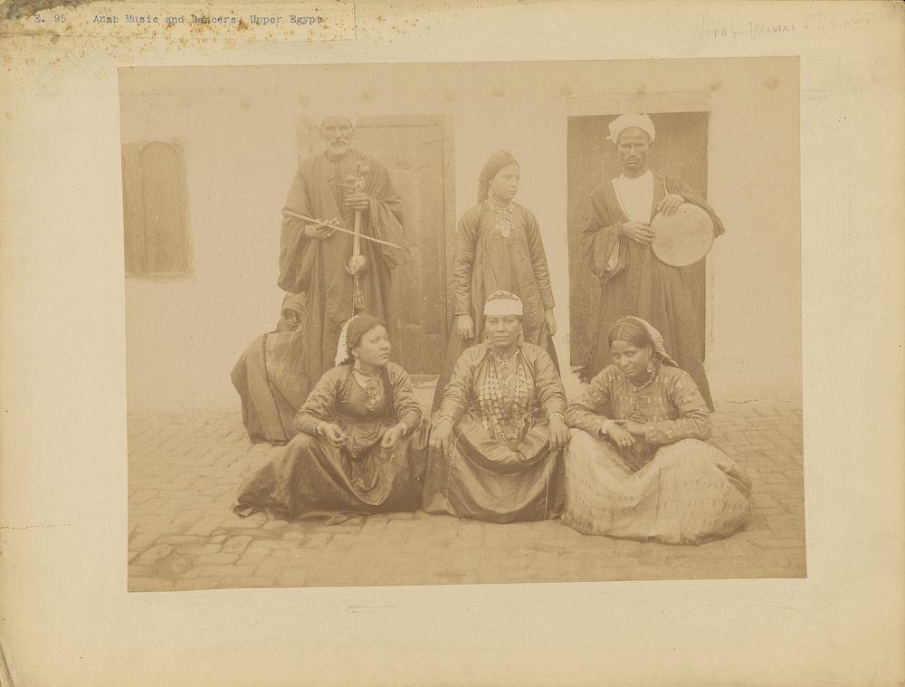 Arab Music and Dancers, Upper Egypt by Antonio Beato