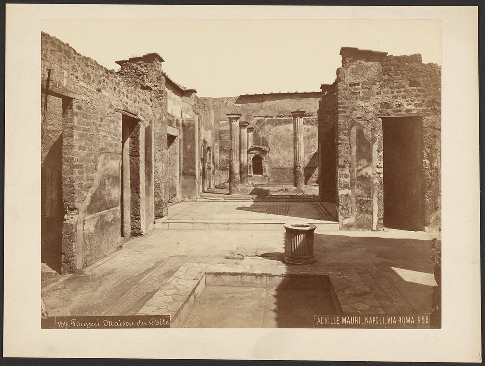 Pompeii, Maison du Poete by Achille Mauri