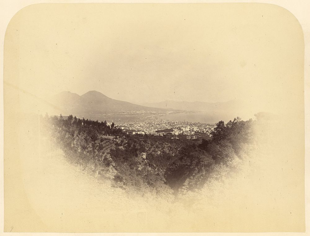Distant view of Naples
