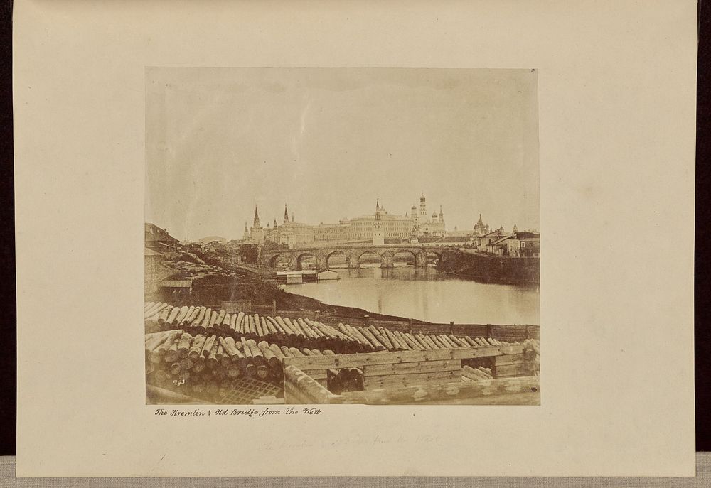 The Kremlin & Old Bridge from the West by Roger Fenton