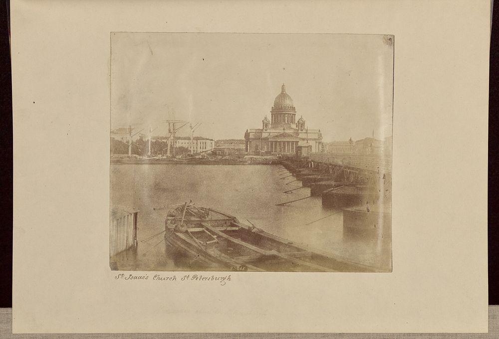 St. Isaac's Church, St Petersburgh [sic] by Roger Fenton