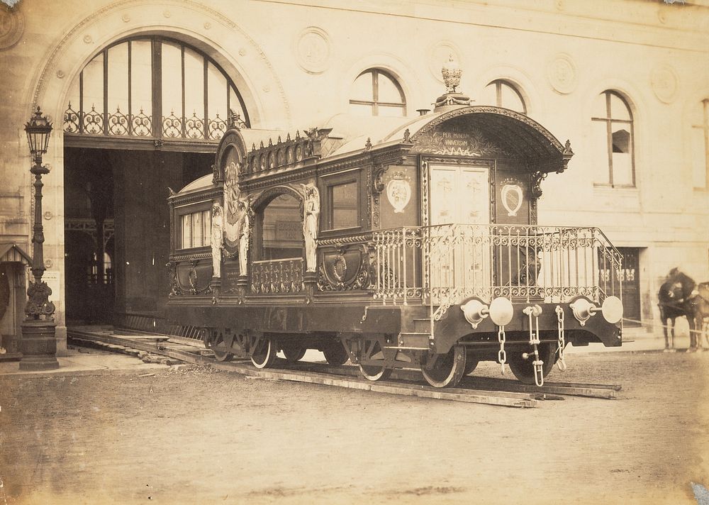Pius IX's Railroad Car by Gustave Le Gray