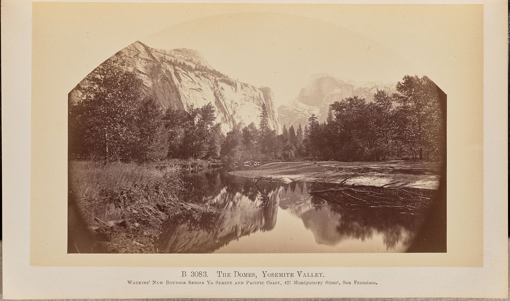 The Domes, Yosemite Valley by Carleton Watkins