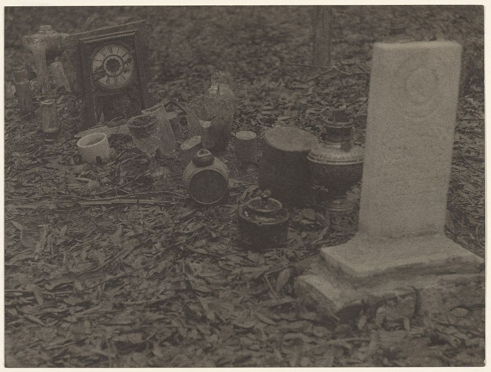 The Grave of Hackless Jenkins, Probably South Carolina by Doris Ulmann
