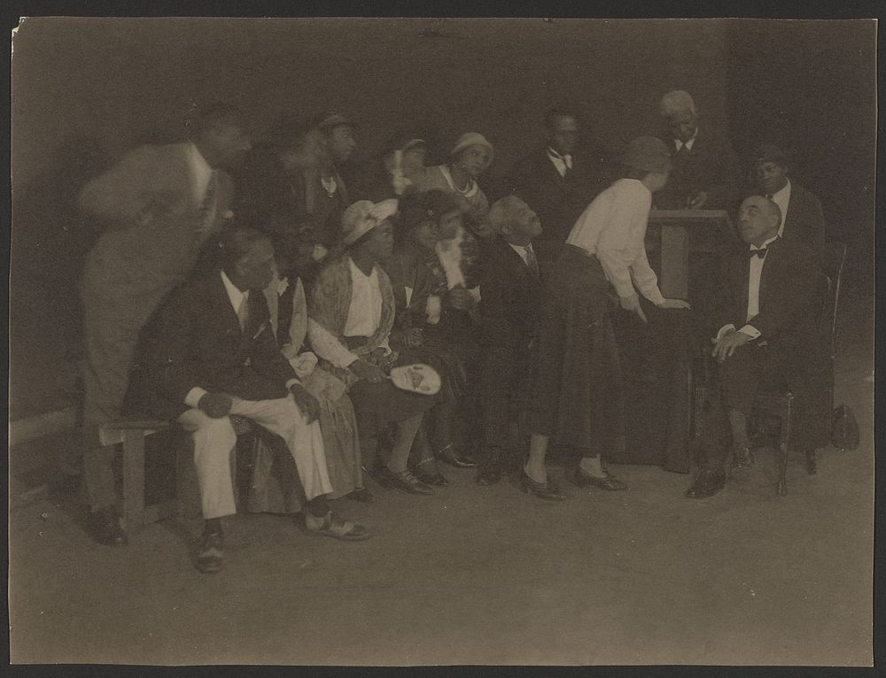 Group of People Congregated in a Black Church by Doris Ulmann