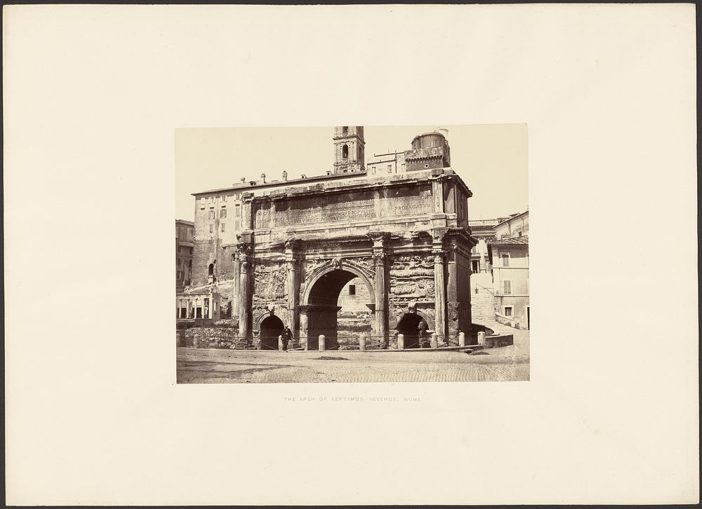 The Arch of Septimius Severus, Rome by Giorgio Sommer