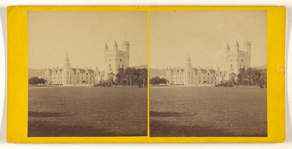 Balmoral Castle, from the South-East. by George Washington Wilson