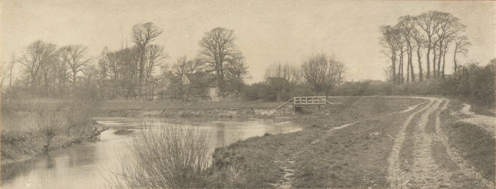 Kelmscott Manor: From the Thames by Frederick H Evans