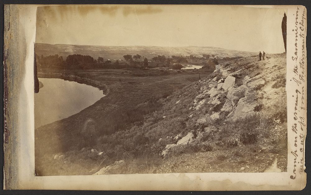 Camp on the Crossing of the Sarami River, View Cut Off from Fetterman to Cheyenne by William Henry Jackson