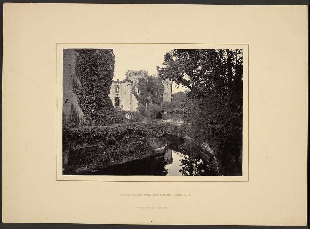 Raglan Castle, From the Bowling Green, No. 1 by Francis Bedford