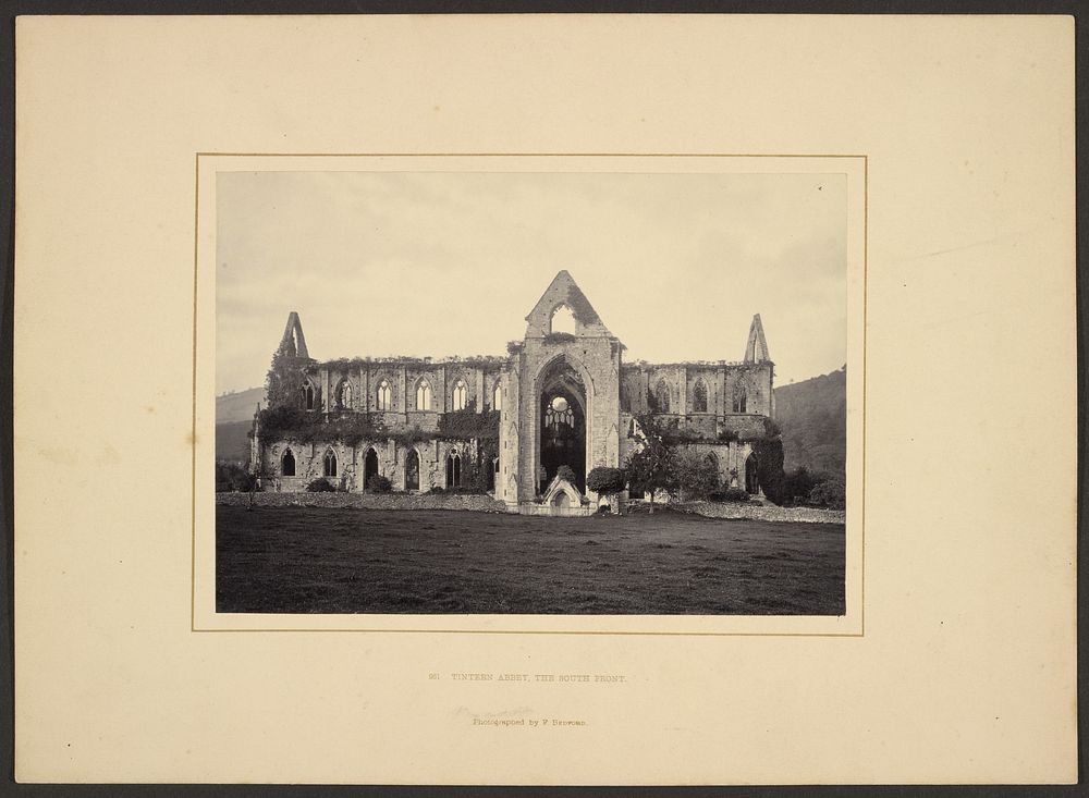 Tintern Abbey, The South Front by Francis Bedford