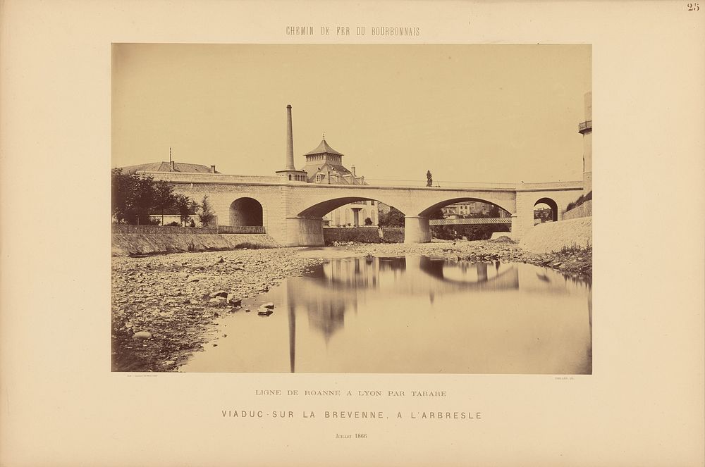 Viaduc Sur La Brevenne, à L'Arbresle by Auguste Hippolyte Collard