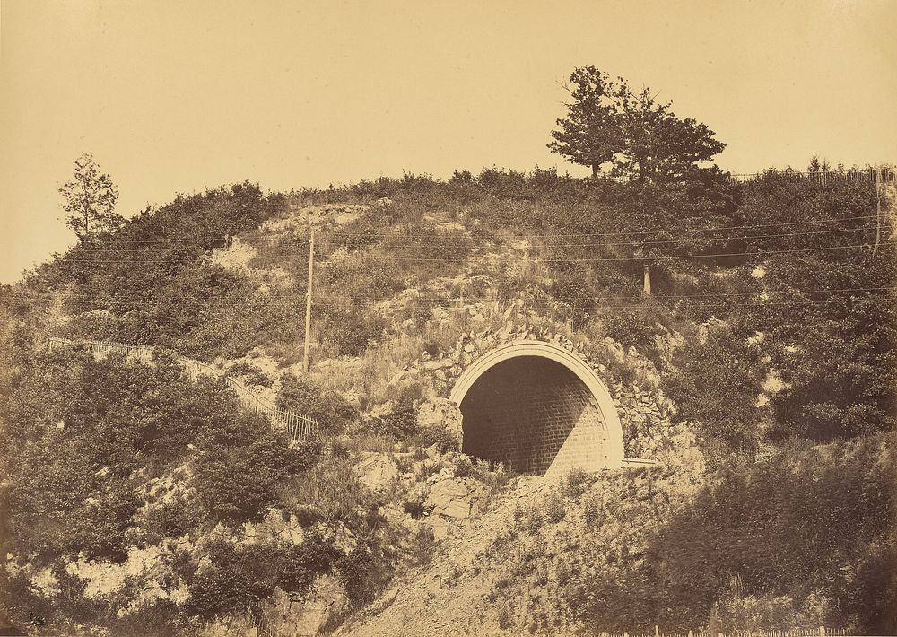 Tête du Souterrain de Riboulet, Entre l'Arbresle et Lozanne by Auguste Hippolyte Collard