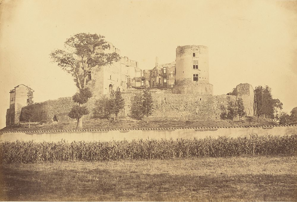 Chateau de Montrond, Près de la Station de Ce Nom by Auguste Hippolyte Collard