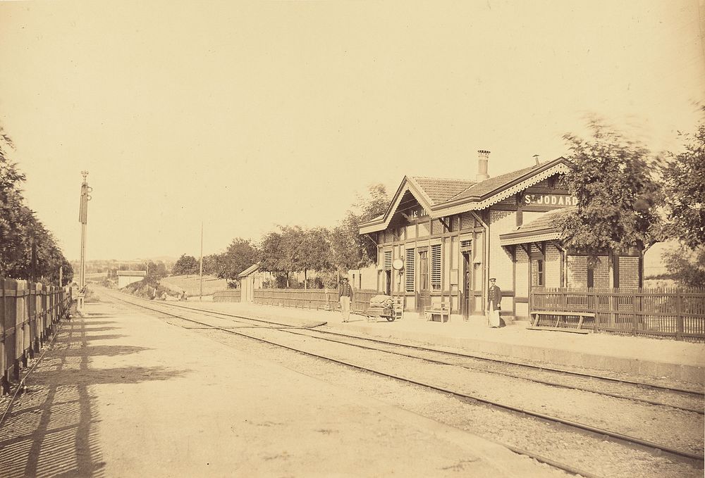 Station de Saint-Jodard by Auguste Hippolyte Collard