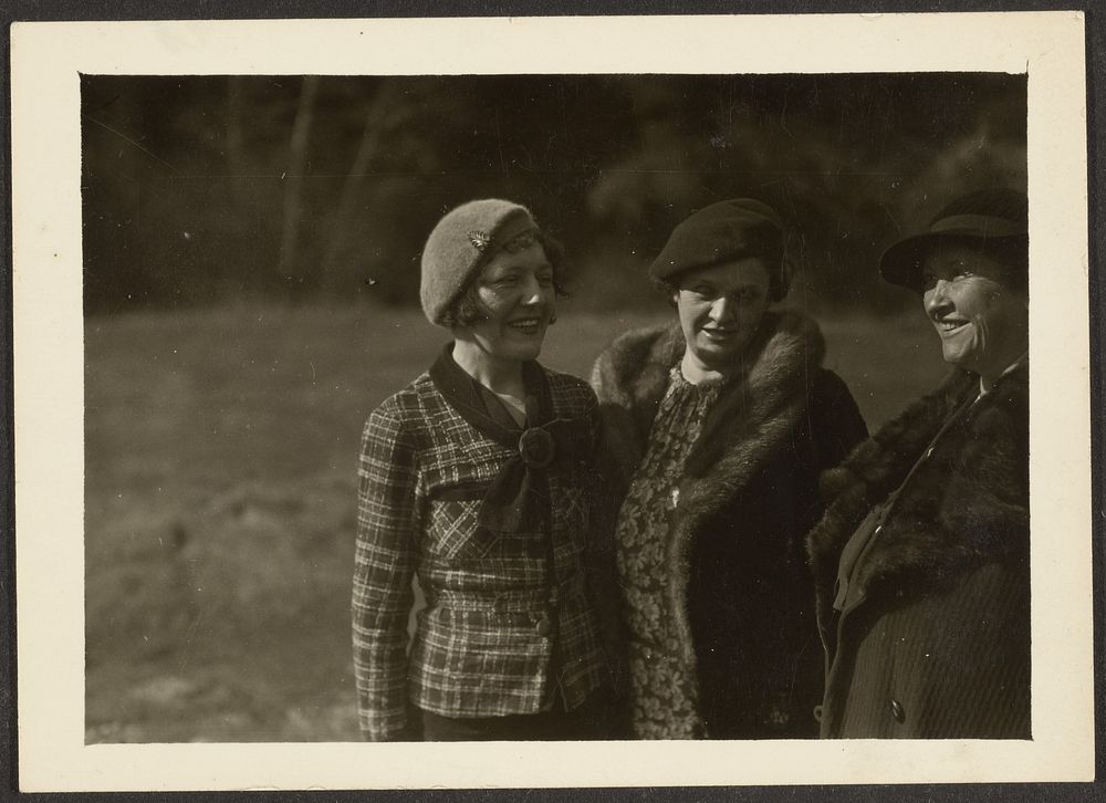 Florence and Mrs. Fleckenenstein with Third Woman Outside by Louis Fleckenstein