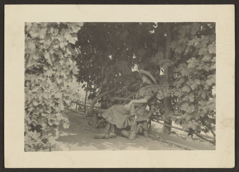 Woman on Bench by Louis Fleckenstein