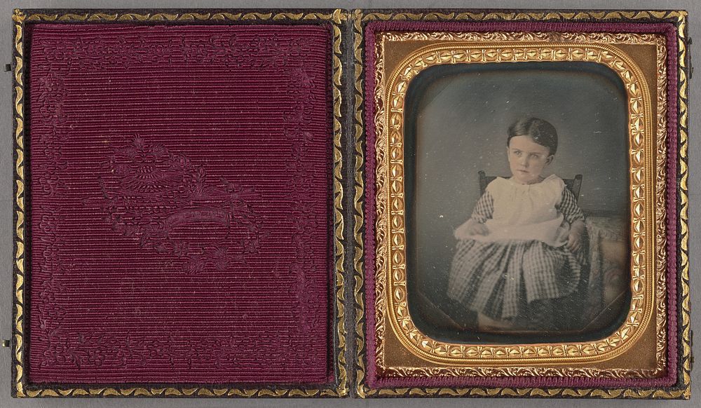 Portrait of a Seated Unidentified Little Girl
