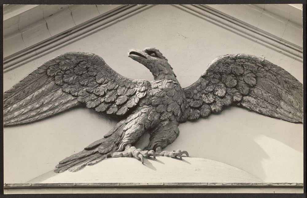 Gilded Pediment Eagle, Charlestown, South Carolina by Walker Evans