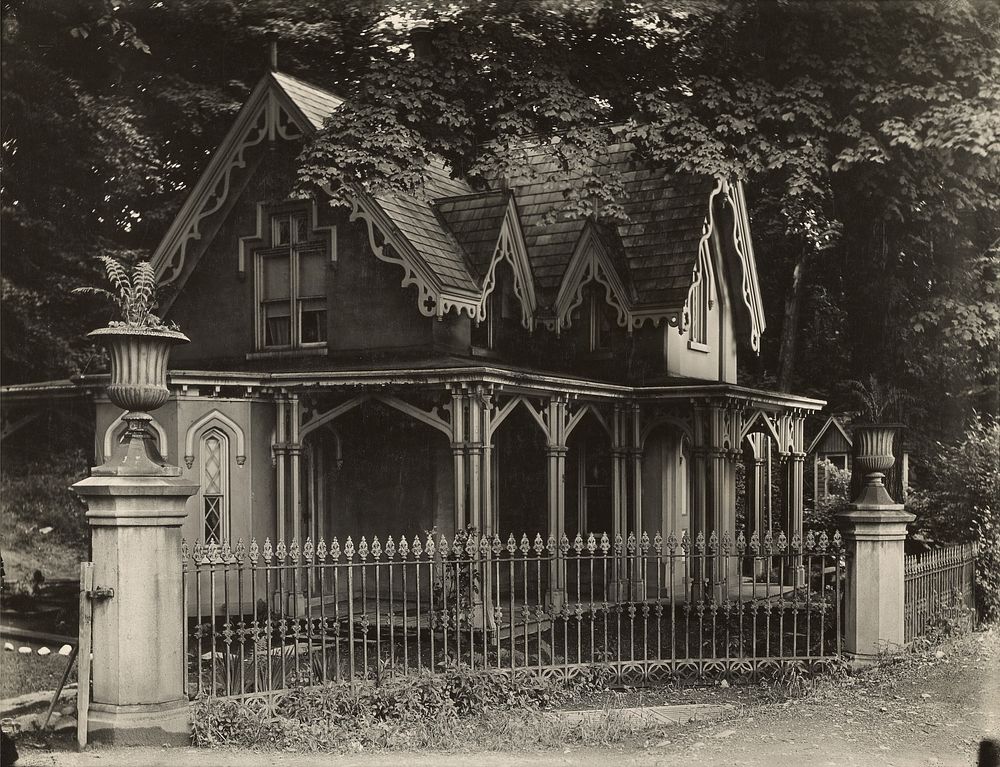 Gothic Gate Cottage near Poughkeepsie, New York by Walker Evans