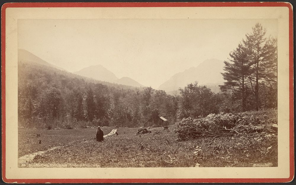Ausable Pass, from Beede House, Adirondacks by S R Stoddard
