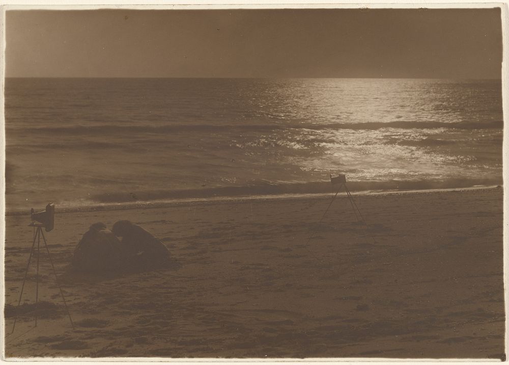 Seascape with Two Cameras by Louis Fleckenstein