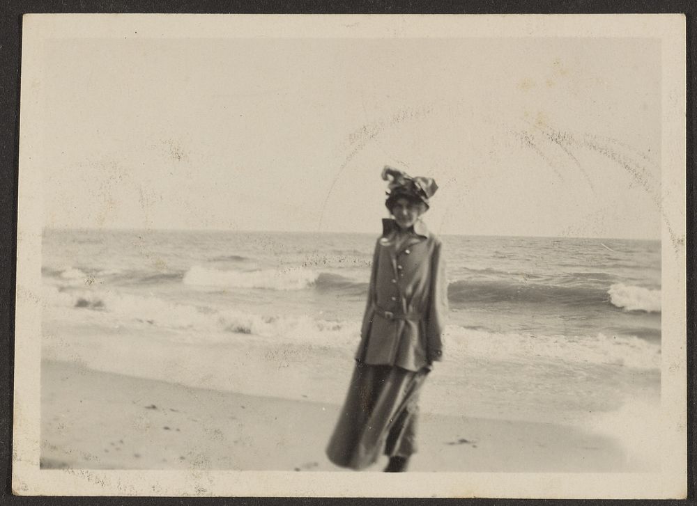 Woman on Beach by Louis Fleckenstein