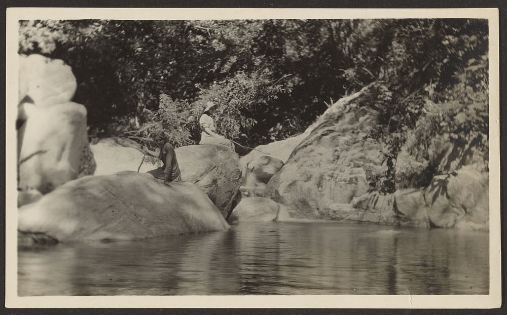 Woman by a Lakeside by Louis Fleckenstein