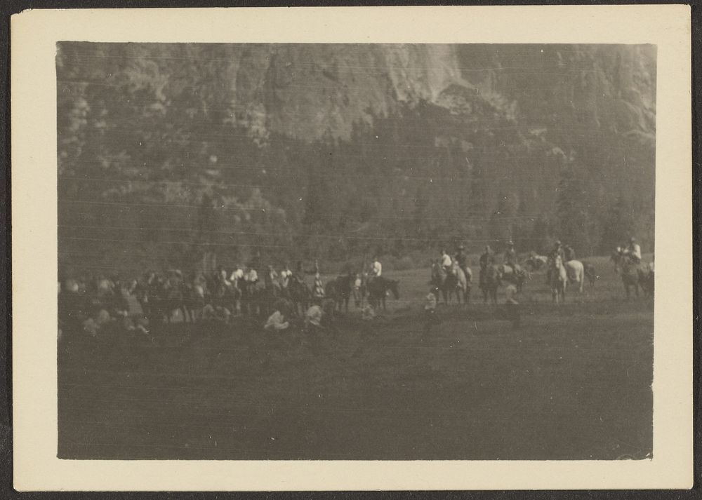 Landscape with Men on Horses by Louis Fleckenstein