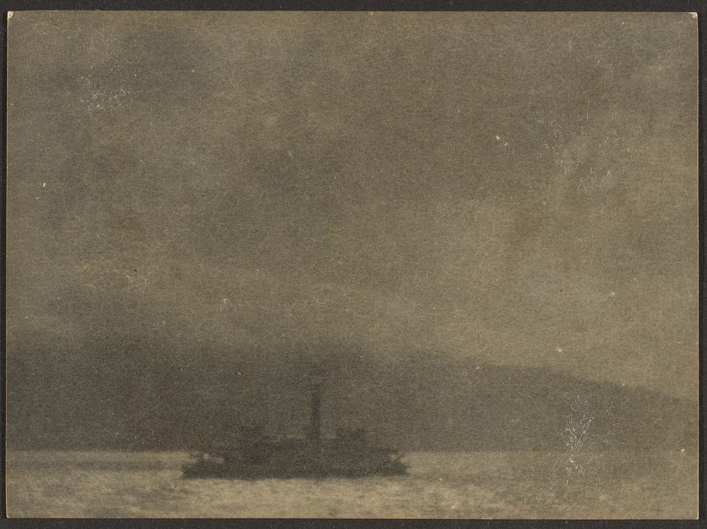 Seascape with Ship by Louis Fleckenstein