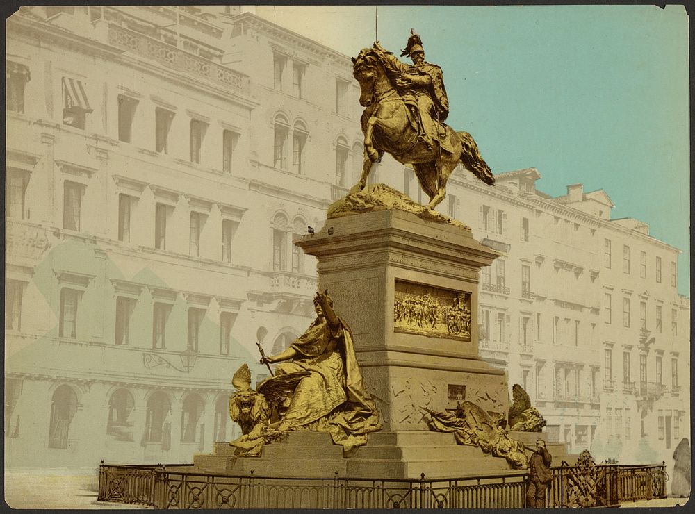 Monument to Vittorio Emanuele II, Venice, Italy by P Z and Detroit Publishing Co
