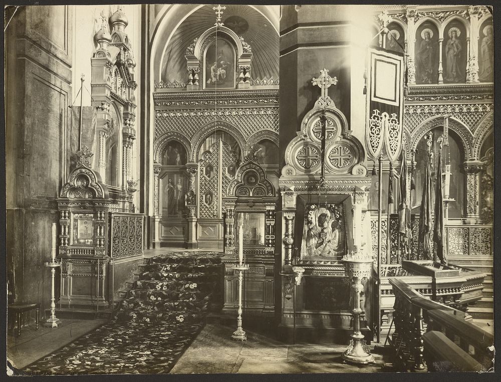 Makarevsky Retreat, Inside the Church by Karl Karlovitz Bulla