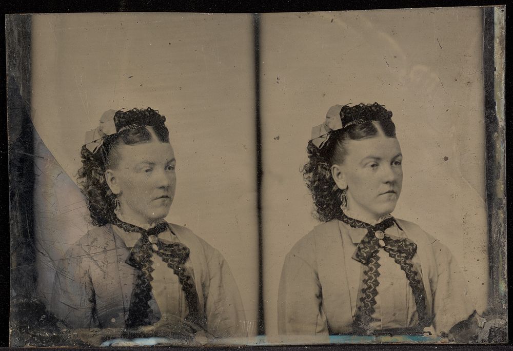Double portrait of a young woman by Jacob Byerly