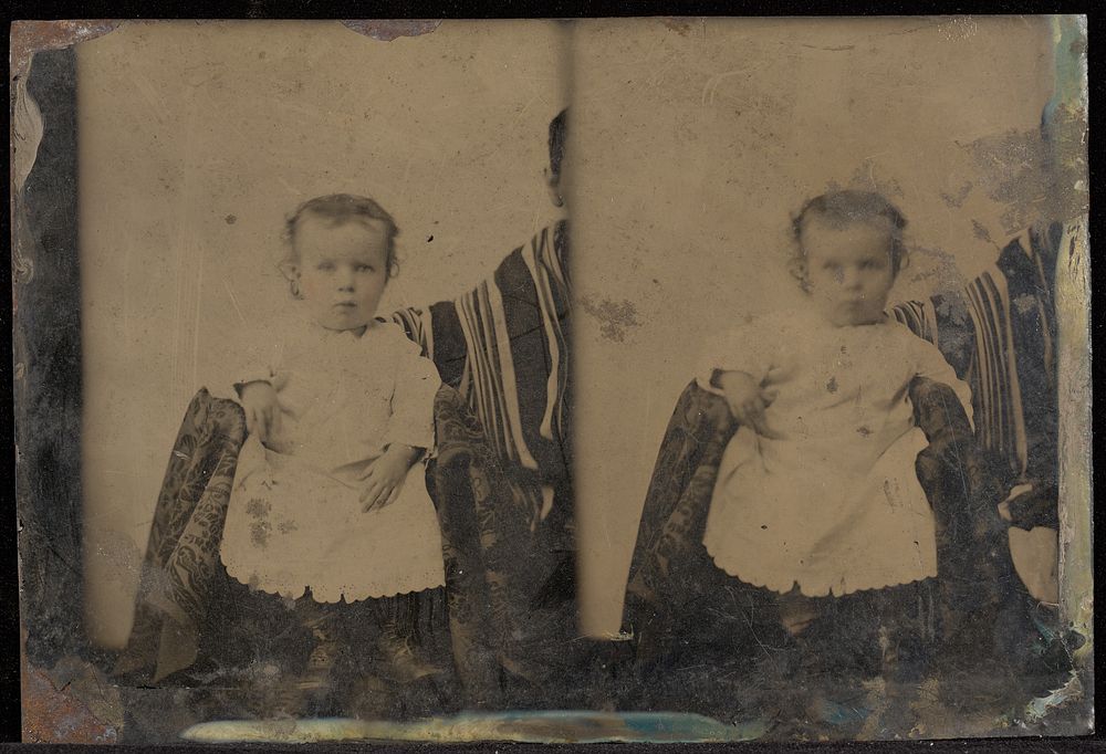 Double portrait of a little girl by Jacob Byerly