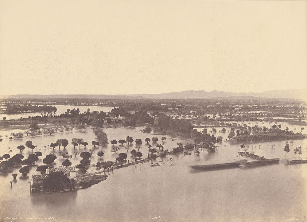 Avignon (Inondation de 1856) by Édouard Baldus
