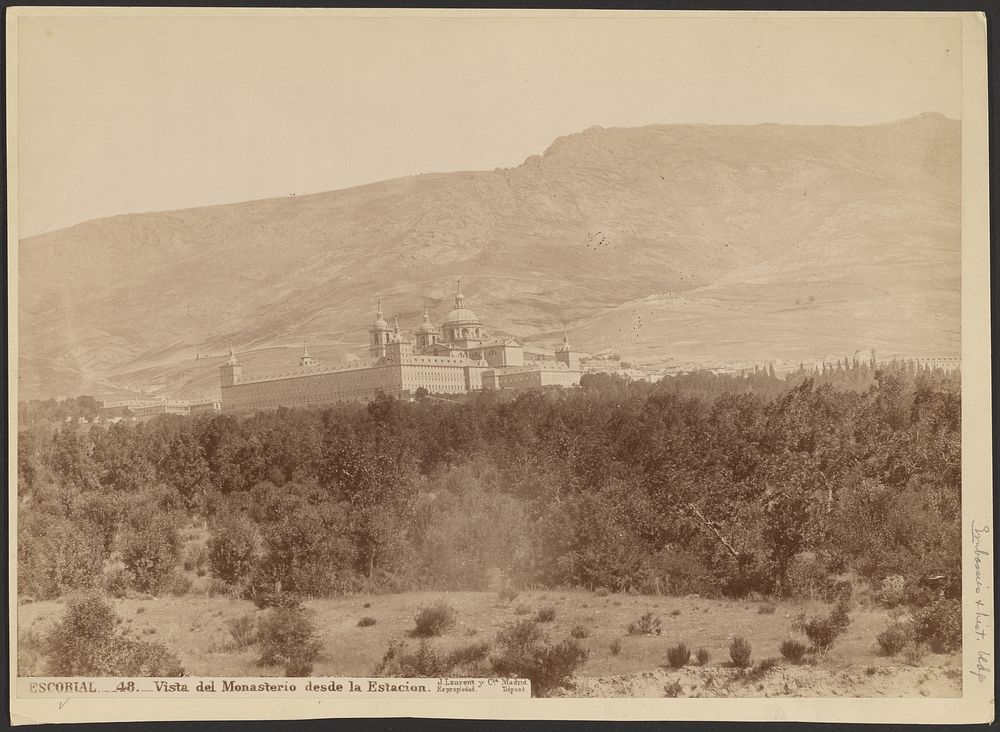 View of the Monastery from the Stations (Vista del Monasterio desde la Estacion) by Juan Laurent