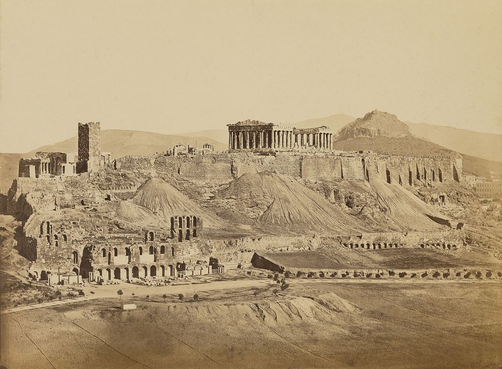 The Acropolis from the Southwest, Athens by Dimitrios Constantin