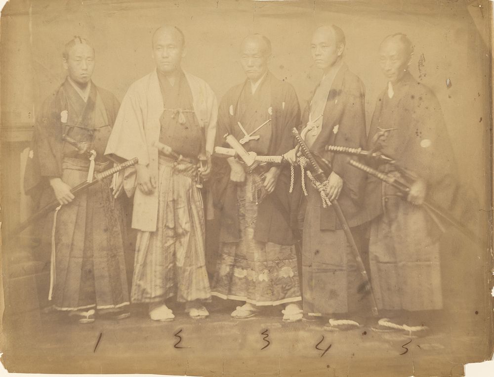 Members of the First Japanese Diplomatic Mission to the United States by Alexander Gardner and Mathew B Brady