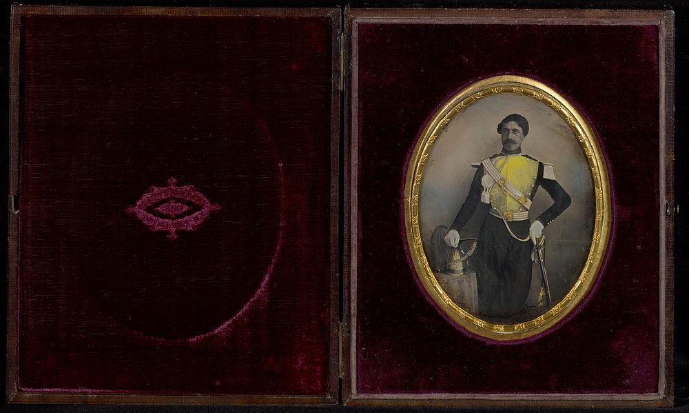 Portrait of Lt.-Col. Camille Ferri-Pisani, aide-de-camp to Prince Louis Napoleon, cousin of Napoleon III by Mathew B Brady