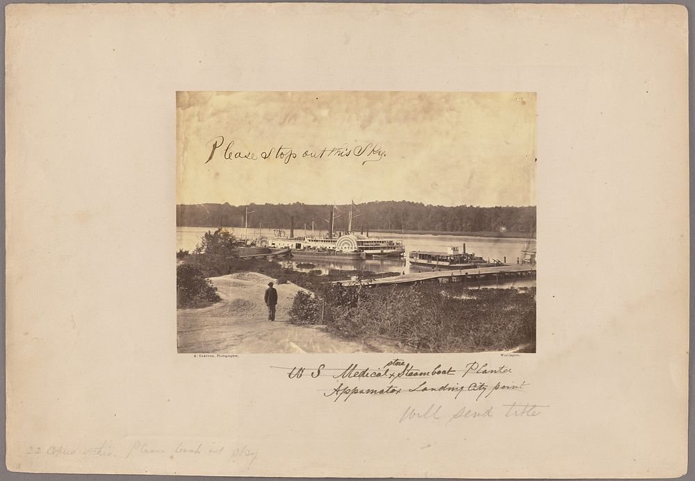 Medical Supply Boat, Appomattox Landing, Virginia by John Reekie and Alexander Gardner