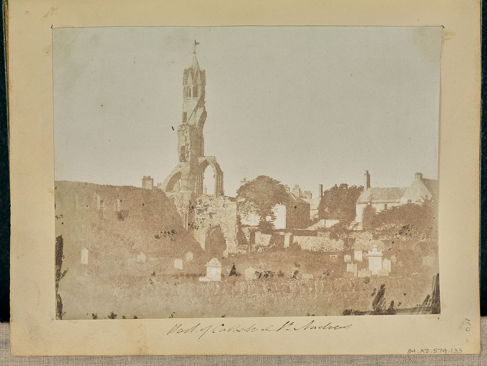 The West End of St. Andrews and the Cathedral Precinct from the Northeast. by Hill and Adamson