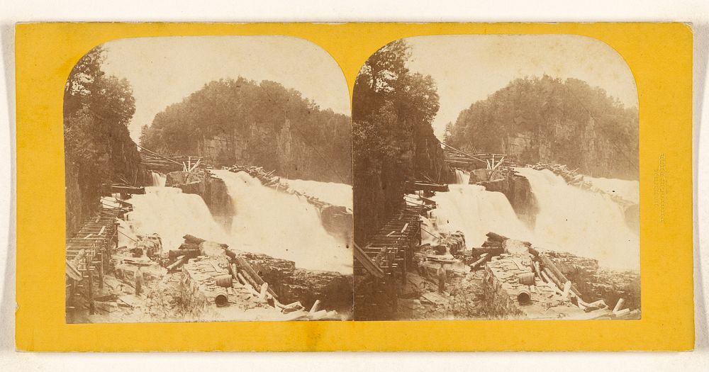 Palmer Falls, Hudson River by Deloss Barnum