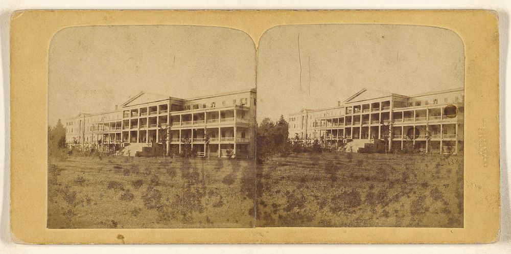 William Henry Hotel, Lake George by Deloss Barnum