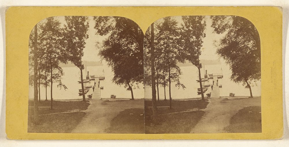 Saratoga Lake, Saratoga Springs, N.Y. by Deloss Barnum