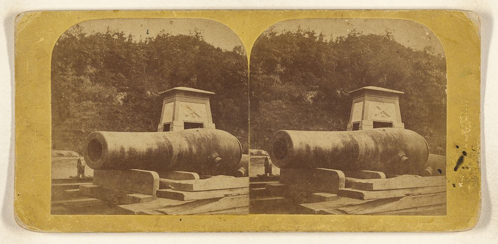 Large cannon, West Point, New York by Deloss Barnum
