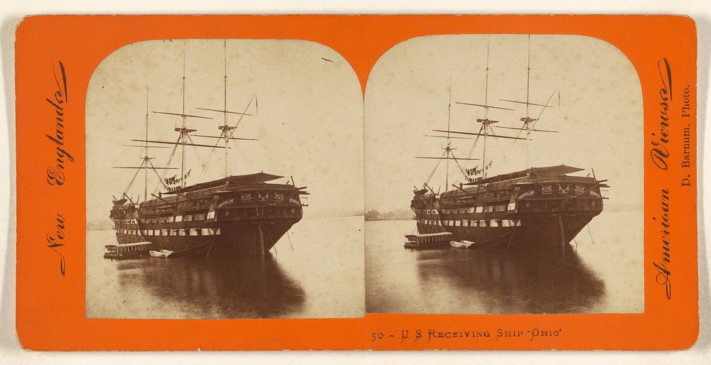 U.S. Receiving Ship 'Ohio' [New England] by Deloss Barnum