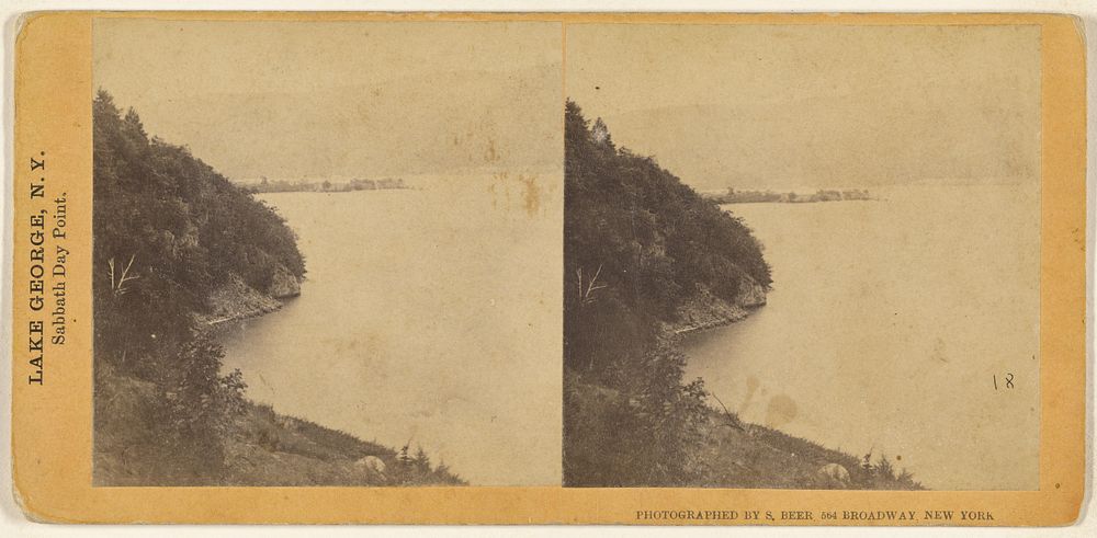 Sabbath Day Point, Lake George, N.Y. by Sigismund Beer
